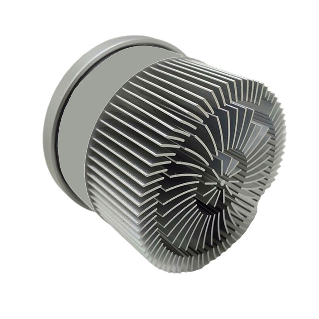 Große runde Aluminiumkalt geschmiedete Kühlküche Kühlflossen