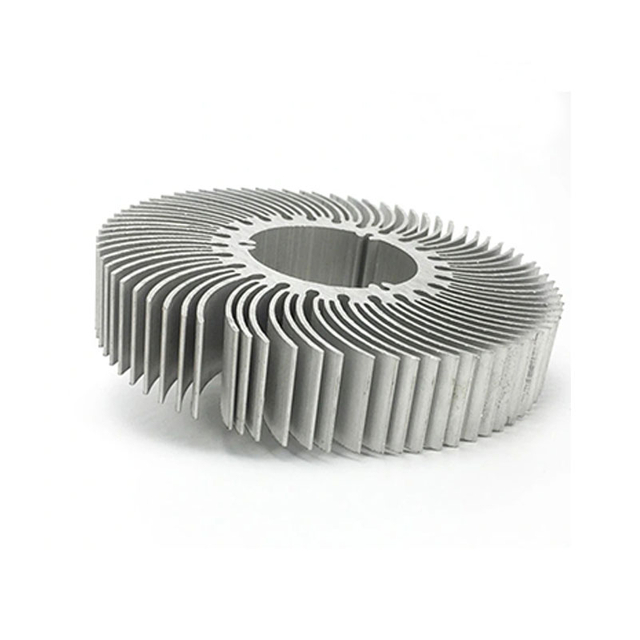 Eloxierter Kühlkörper aus extrudiertem Aluminium